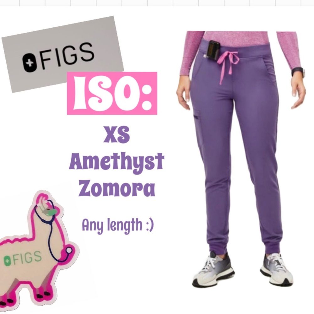 ISO FIGS Amethyst Joggers